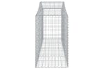 Vidaxl 3145626 Arched Gabion Baskets 9 Pcs 200x50x80/100 Cm Galvanised Iron