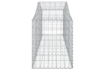 Vidaxl 3145608 Arched Gabion Baskets 12 Pcs 200x50x60/80 Cm Galvanised Iron