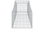 Vidaxl 3145583 Arched Gabion Baskets 8 Pcs 200x50x40/60 Cm Galvanised Iron