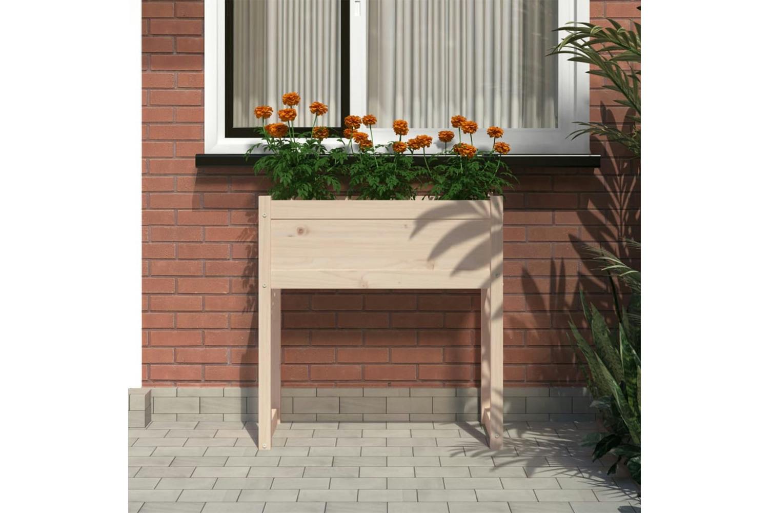 Vidaxl 822132 Planter 78x40x81 Cm Solid Wood Pine