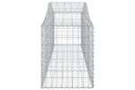 Vidaxl 3145600 Arched Gabion Baskets 4 Pcs 200x50x60/80 Cm Galvanised Iron