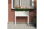 Vidaxl 822133 Planter White 78x40x81 Cm Solid Wood Pine