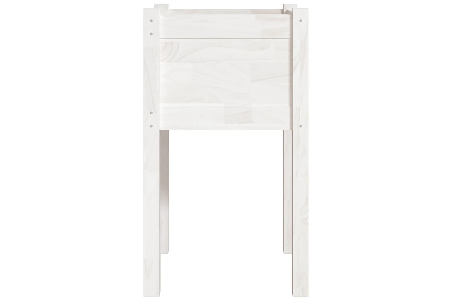 vidaXL 810791 Garden Planter White 40x40x70cm Solid Pinewood