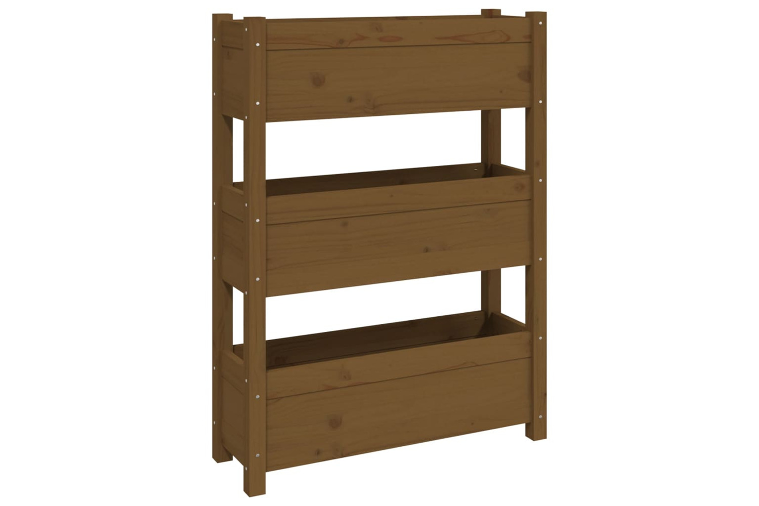 vidaXL 823937 Planter Honey Brown 77x25x104.5cm Solid Wood Pine