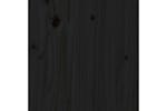 Vidaxl 823945 Planter Black 77x25x66 Cm Solid Wood Pine