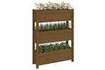 Vidaxl 823937 Planter Honey Brown 77x25x104.5 Cm Solid Wood Pine