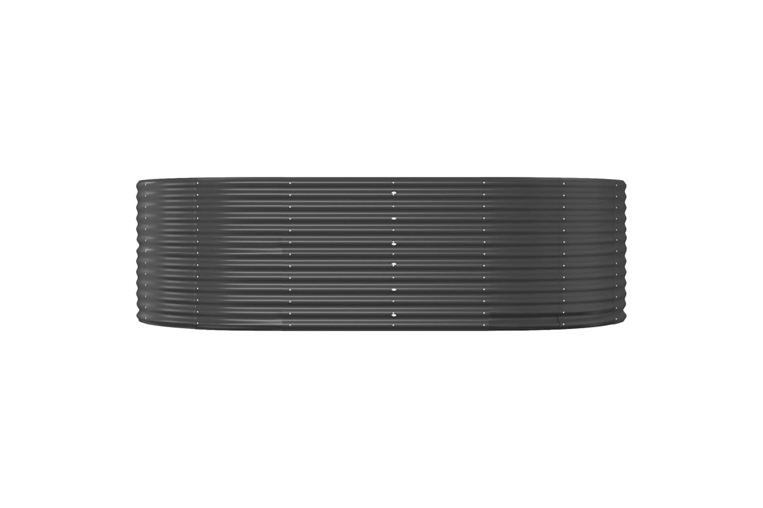 vidaXL 319096 Garden Raised Bed Anthracite 212x140x68cm Powder-coated Steel