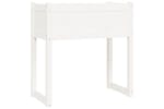 Vidaxl 822133 Planter White 78x40x81 Cm Solid Wood Pine