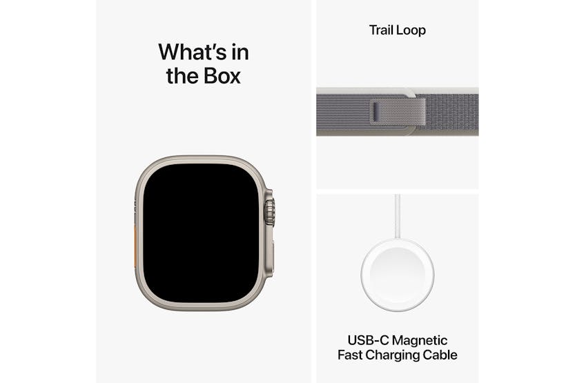 Apple Watch Ultra 2  | 49mm | Titanium Grey/Grey Trail Loop