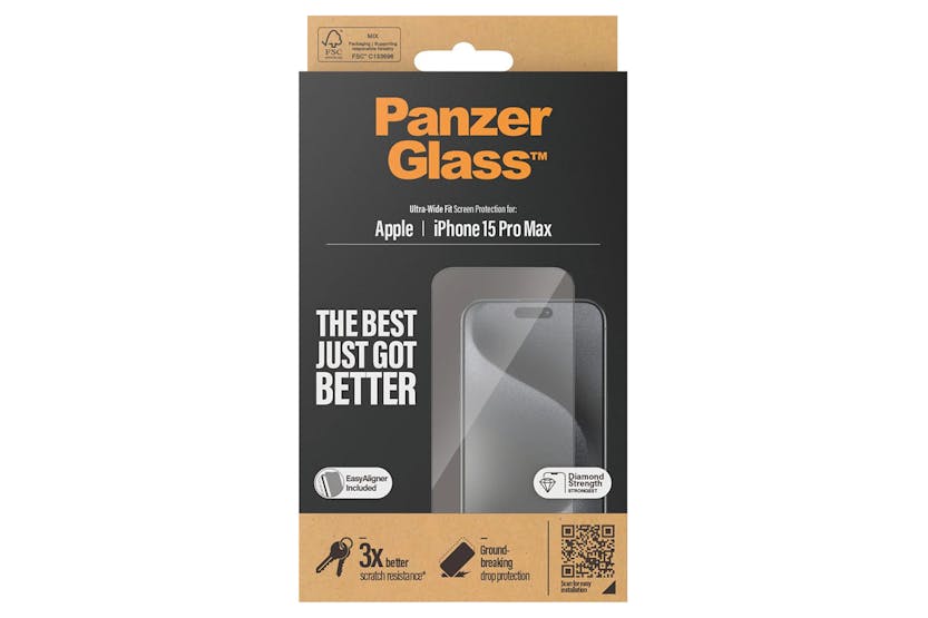 PanzerGlass iPhone 15 Pro Max Screen Protector