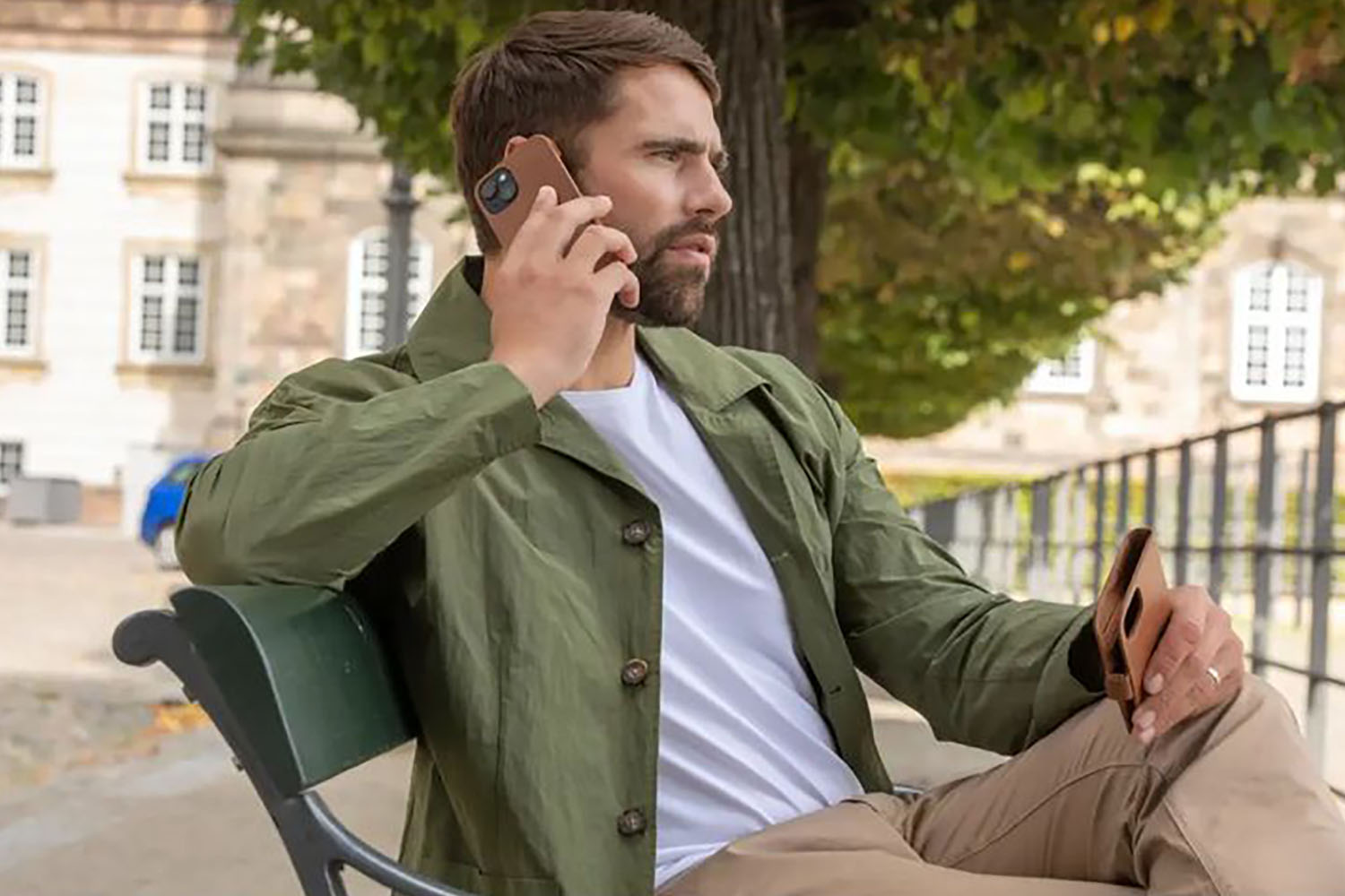 Dbramante1928 Lynge iPhone 15 Pro Case | Tan