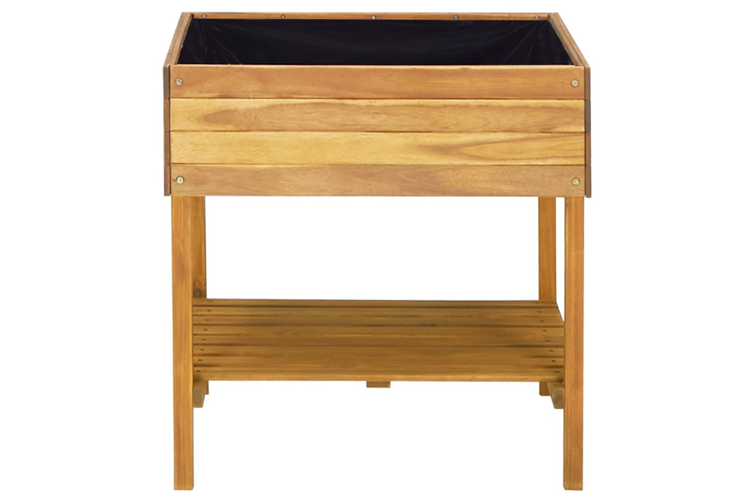 vidaXL 46584 Raised Garden Planter 78.5x58.5x78.5cm Solid Acacia Wood