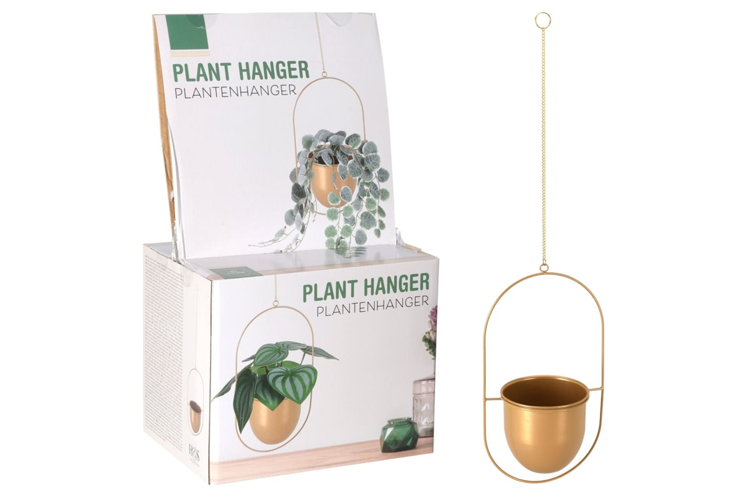 Progarden 445881 Plant Hanger 20.5x15x39 Cm Gold