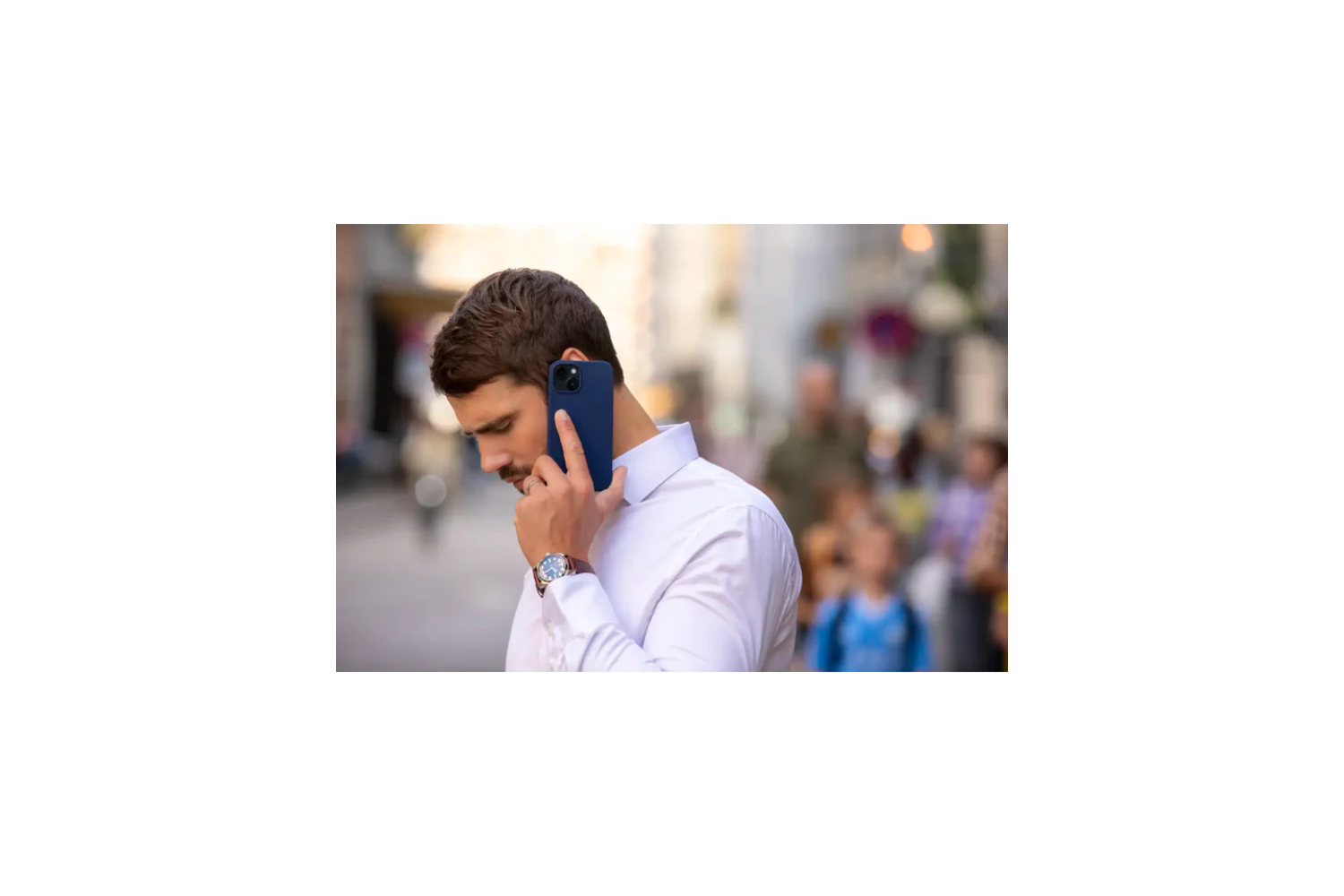 Dbramante1928 Monaco for Magsafe iPhone 15 Pro Max Case | Pacific Blue