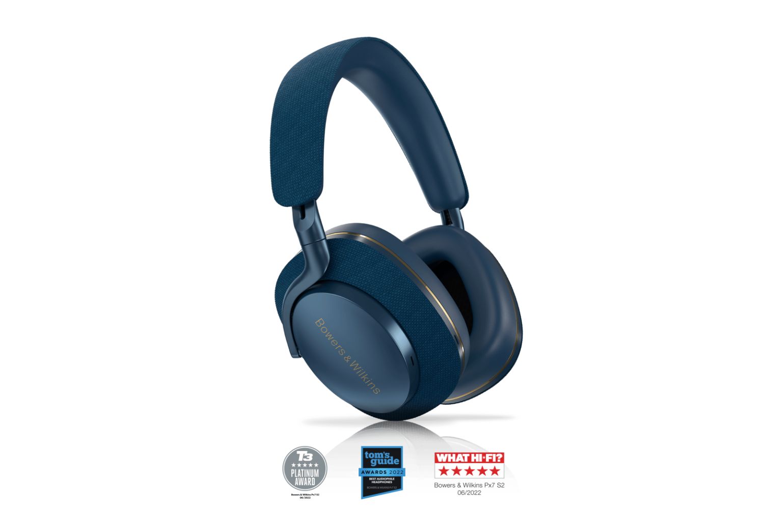 Bowers Wilkins PX7 S2E Over Ear Wireless Headphones Ocean Blue