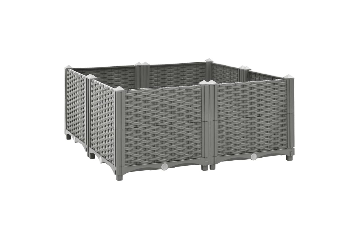 vidaXL Raised Bed 80x80x38cm Polypropylene