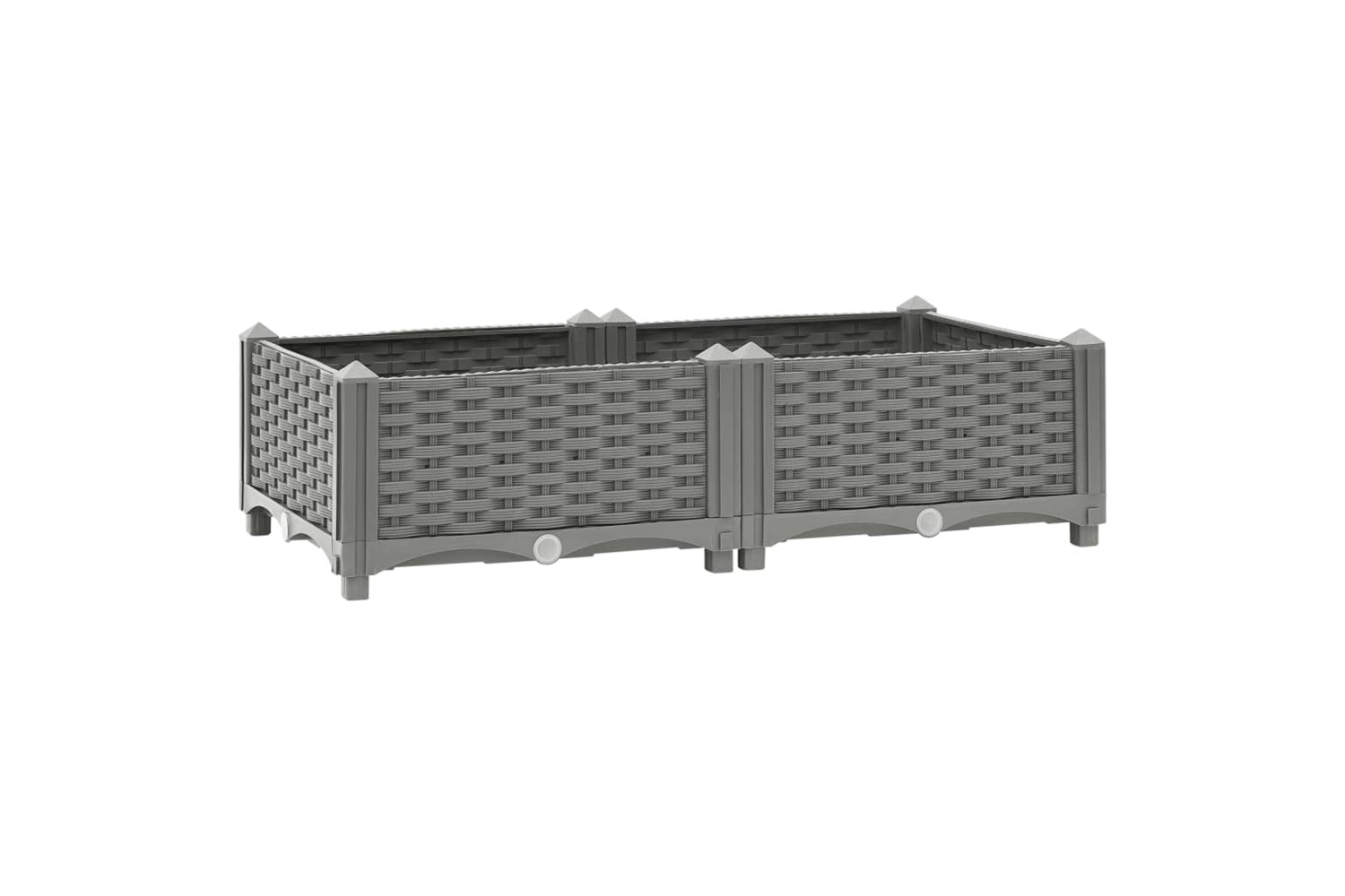 vidaXL Raised Bed 80x40x23cm Polypropylene