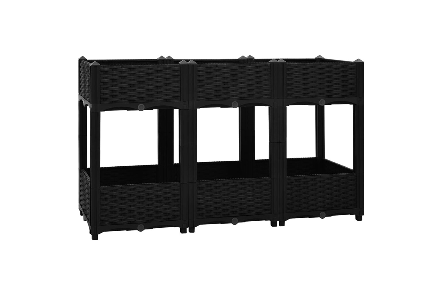 vidaXL 316536 Raised Bed 120x40x71cm Polypropylene