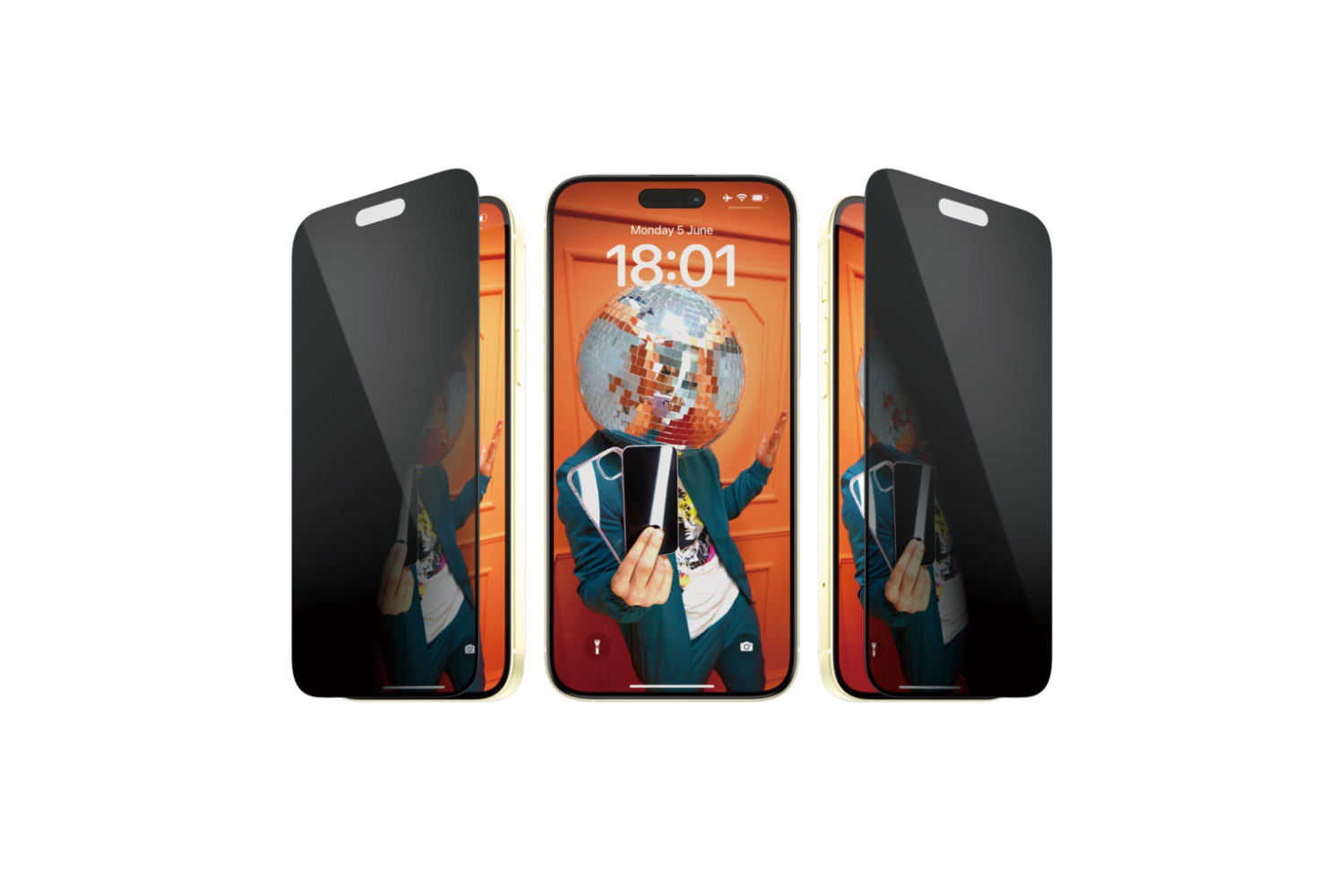 PanzerGlass iPhone 15 Plus Privacy Screen