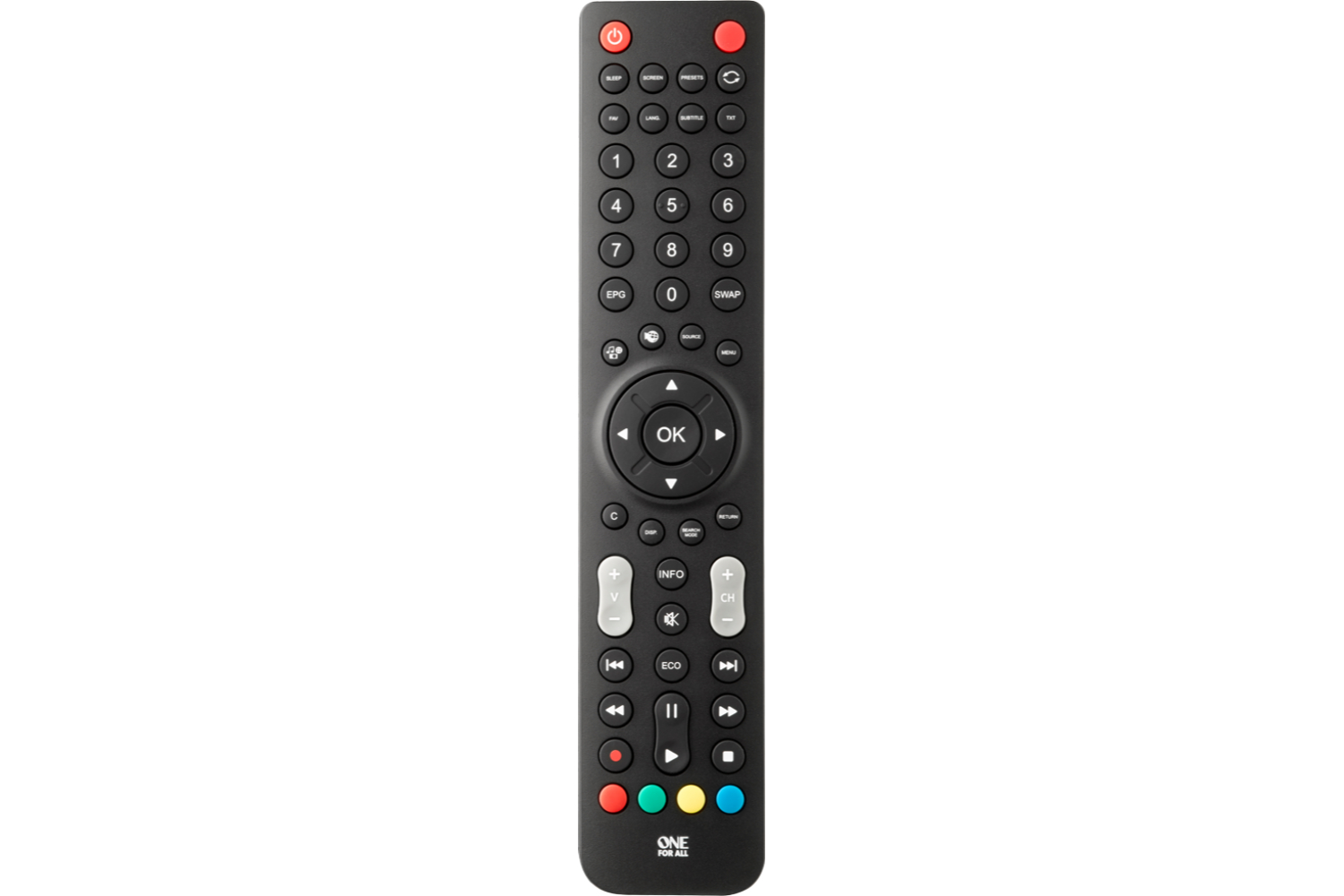 One for deals all tv remote