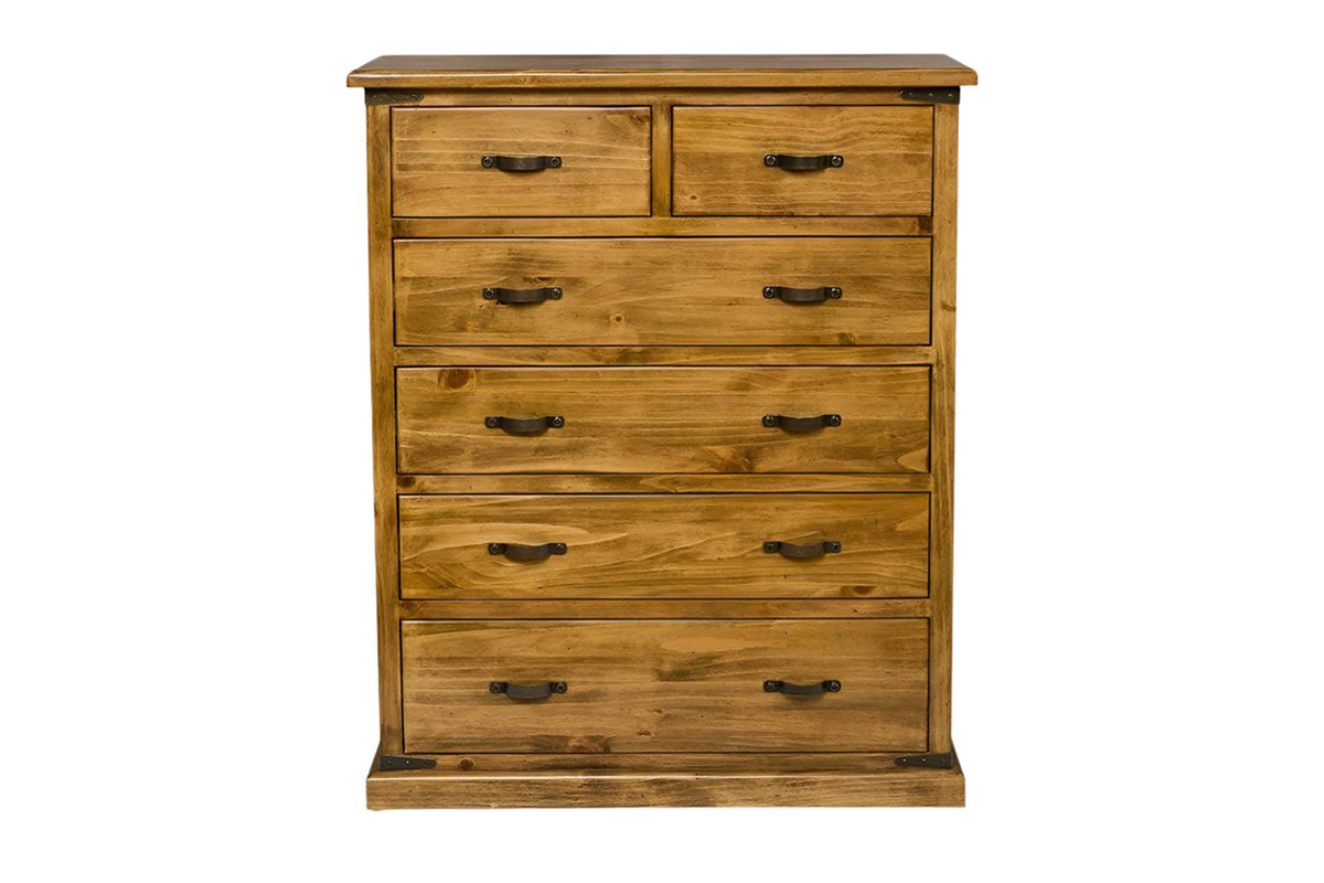 Galveston Chest Of Drawer | 6 Drawer | Natural