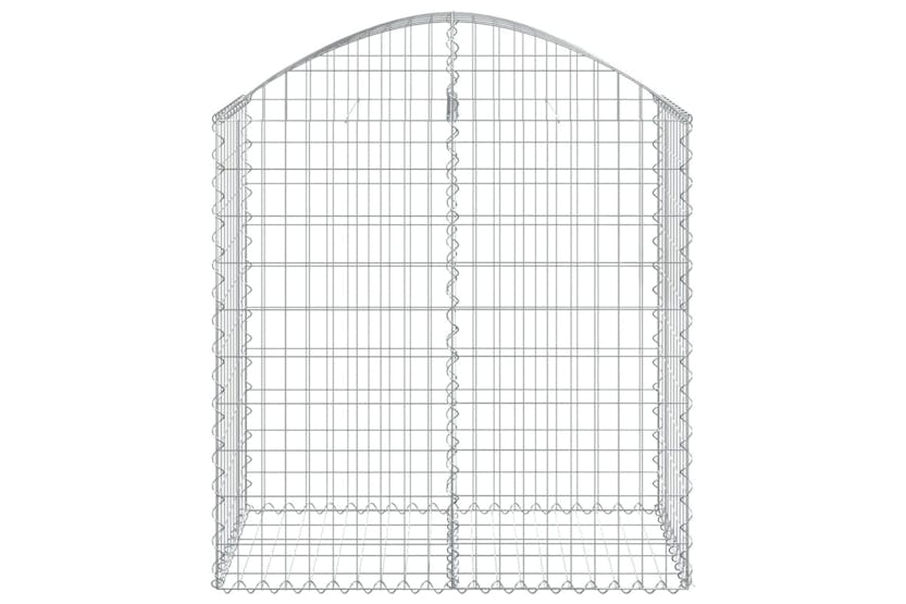 Vidaxl 153435 Arched Gabion Basket 100x50x100/120 Cm Galvanised Iron