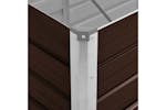 Vidaxl 45713 Garden Raised Bed Brown 240x80x77 Cm Galvanised Steel