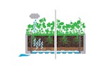Vidaxl 317576 Garden Raised Bed With Self Watering System Grey 100x43x33 Cm