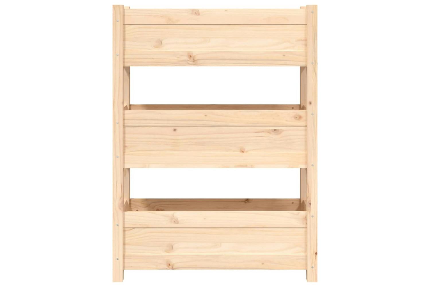 Vidaxl 823934 Planter 77x25x104.5 Cm Solid Wood Pine