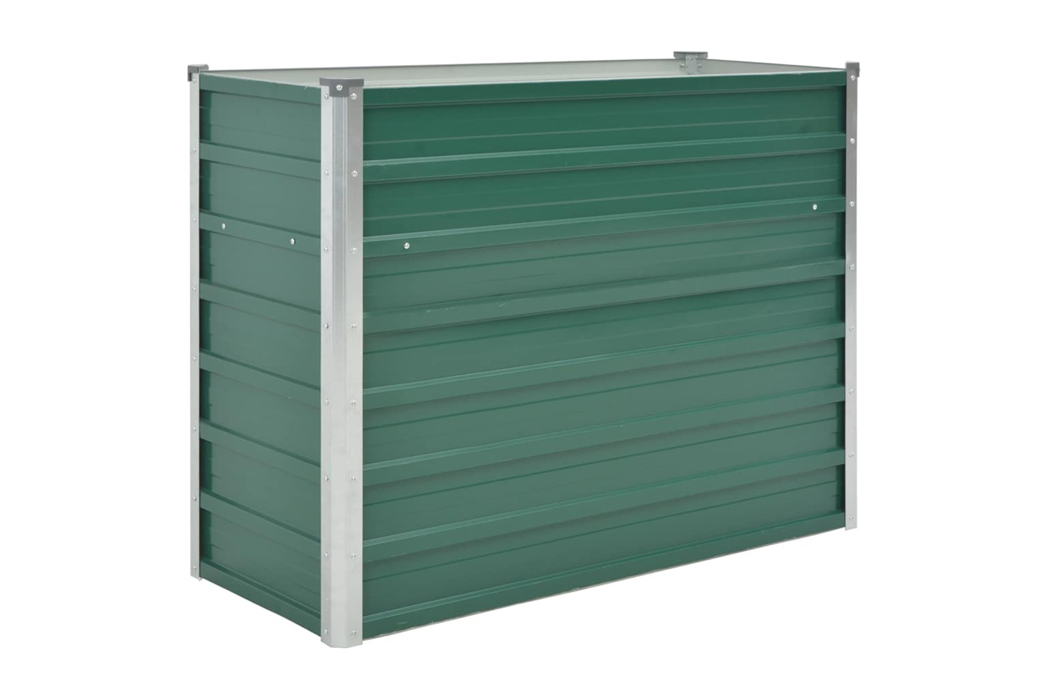Vidaxl Garden Raised Bed Galvanised Steel 100x40x77 Cm Green