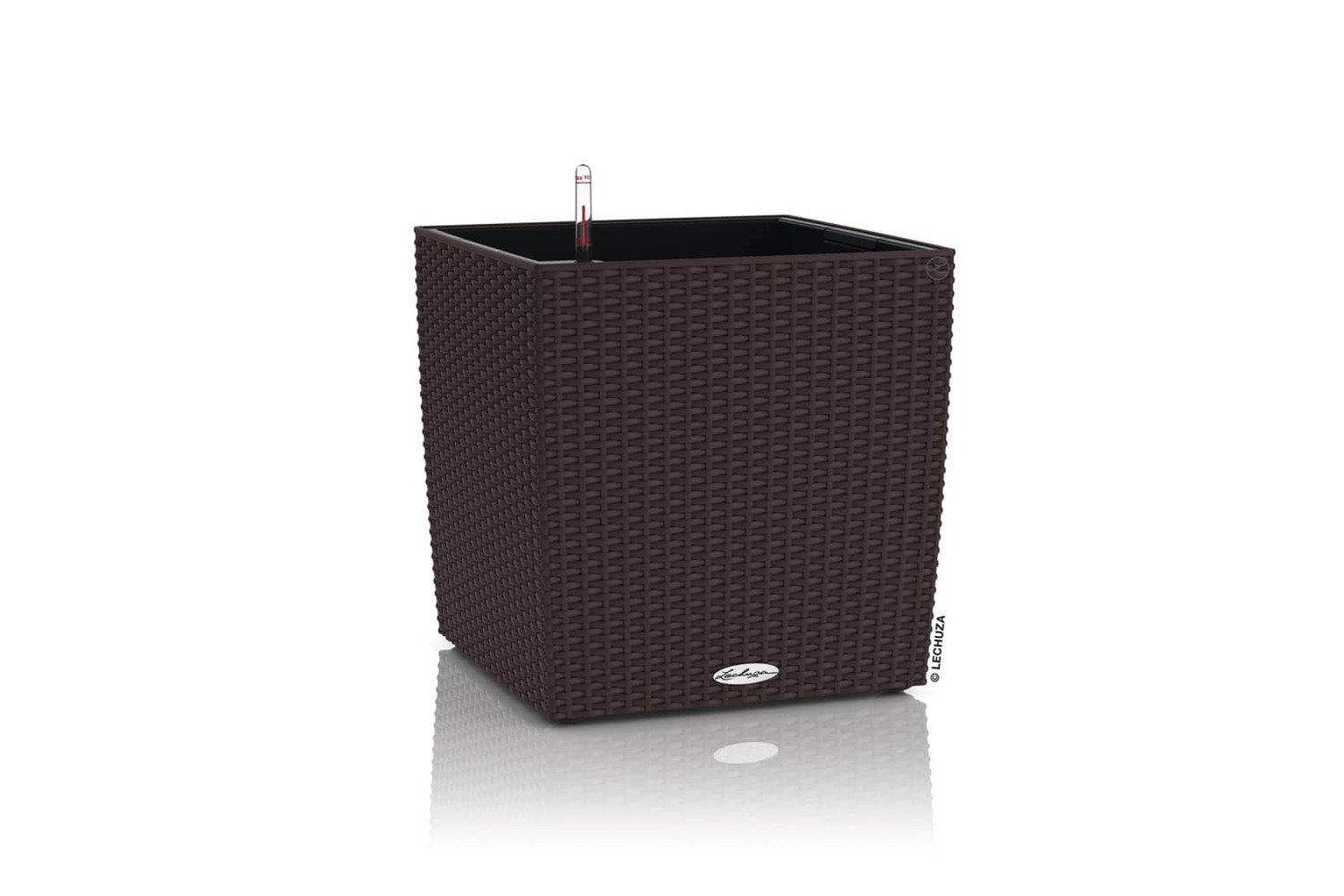 Lechuza 442088 Planter Cube Cottage 50 All-in-one Mocha