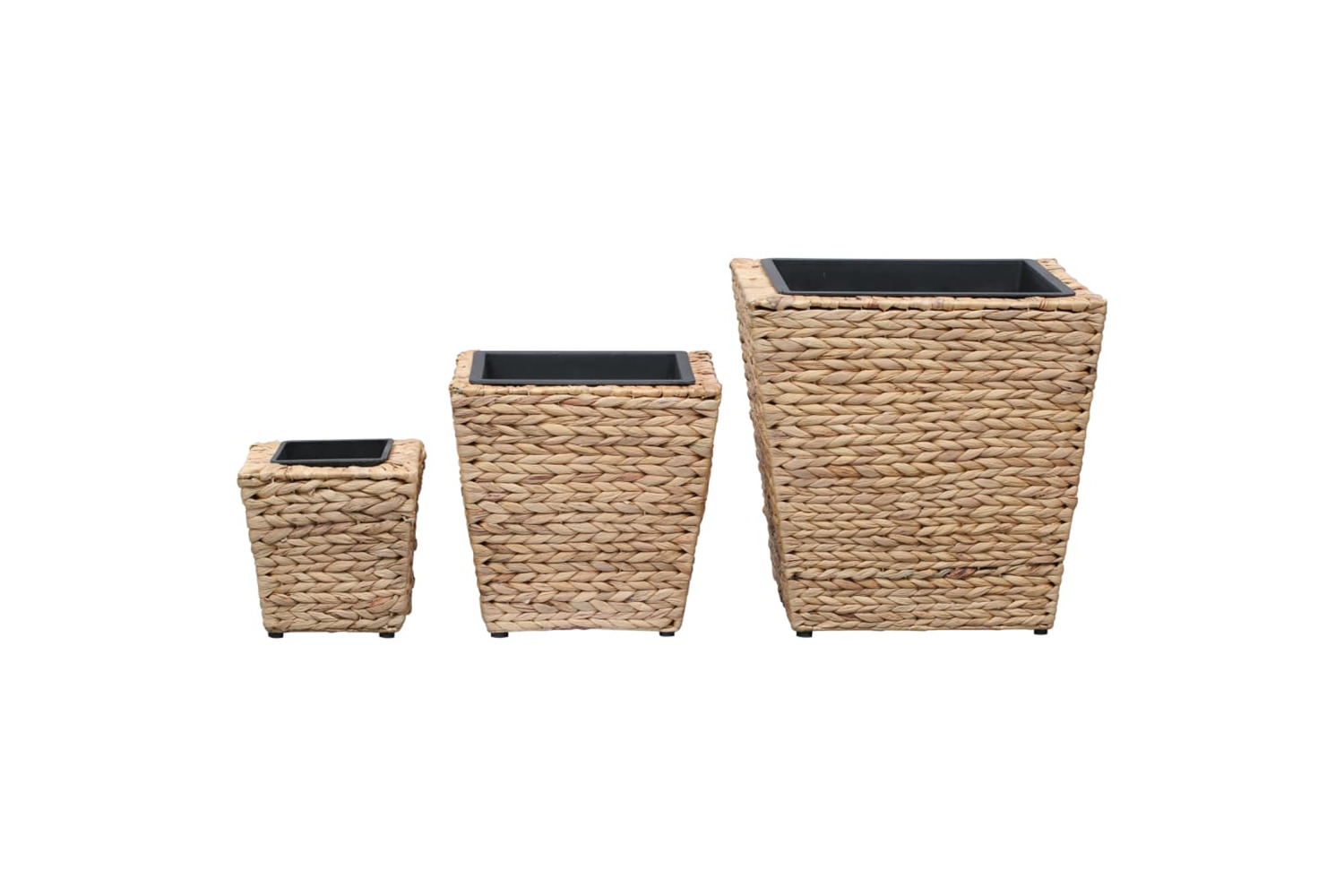 Vidaxl Raised Beds 3 Pcs Water Hyacinth
