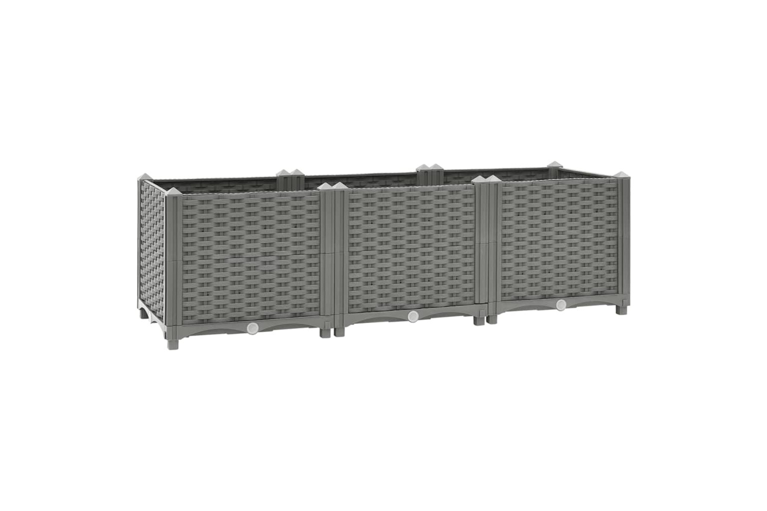 vidaXL Raised Bed 120x40x38cm Polypropylene