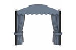 Vidaxl 48056 Gazebo With Curtains 3x4 M Anthracite Steel