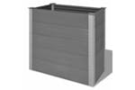 Vidaxl 43604 Garden Raised Bed Wpc 100x50x91 Cm Grey