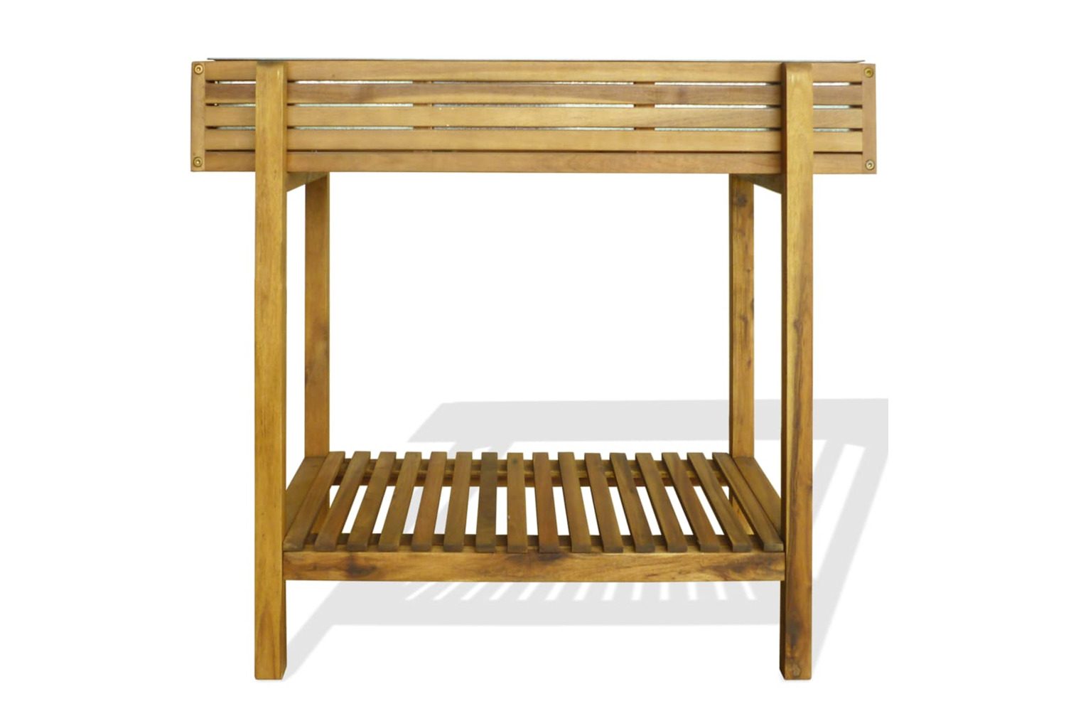 vidaXL 43793 Raised Garden Raised Bed Solid Acacia Wood And Zinc