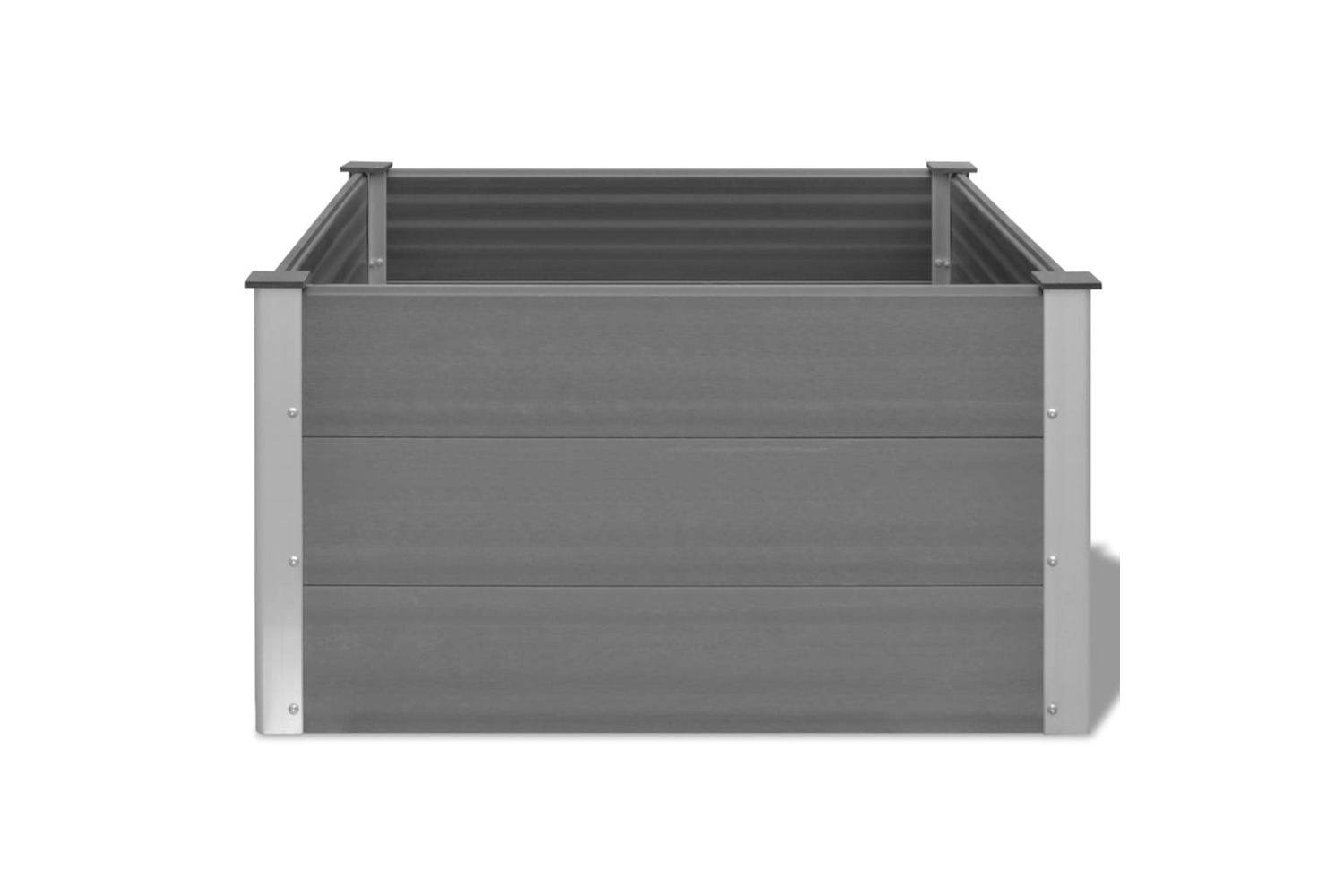 vidaXL 43605 Garden Raised Bed Wpc 100x100x54cm Grey