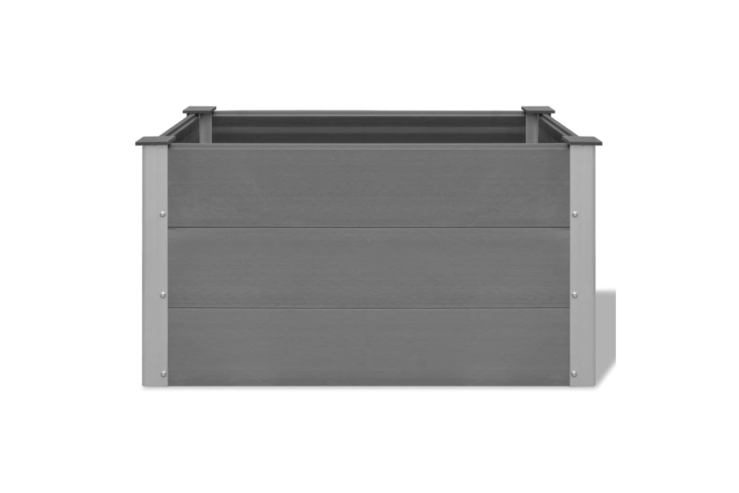 vidaXL 43603 Garden Raised Bed Wpc 100x50x54cm Grey