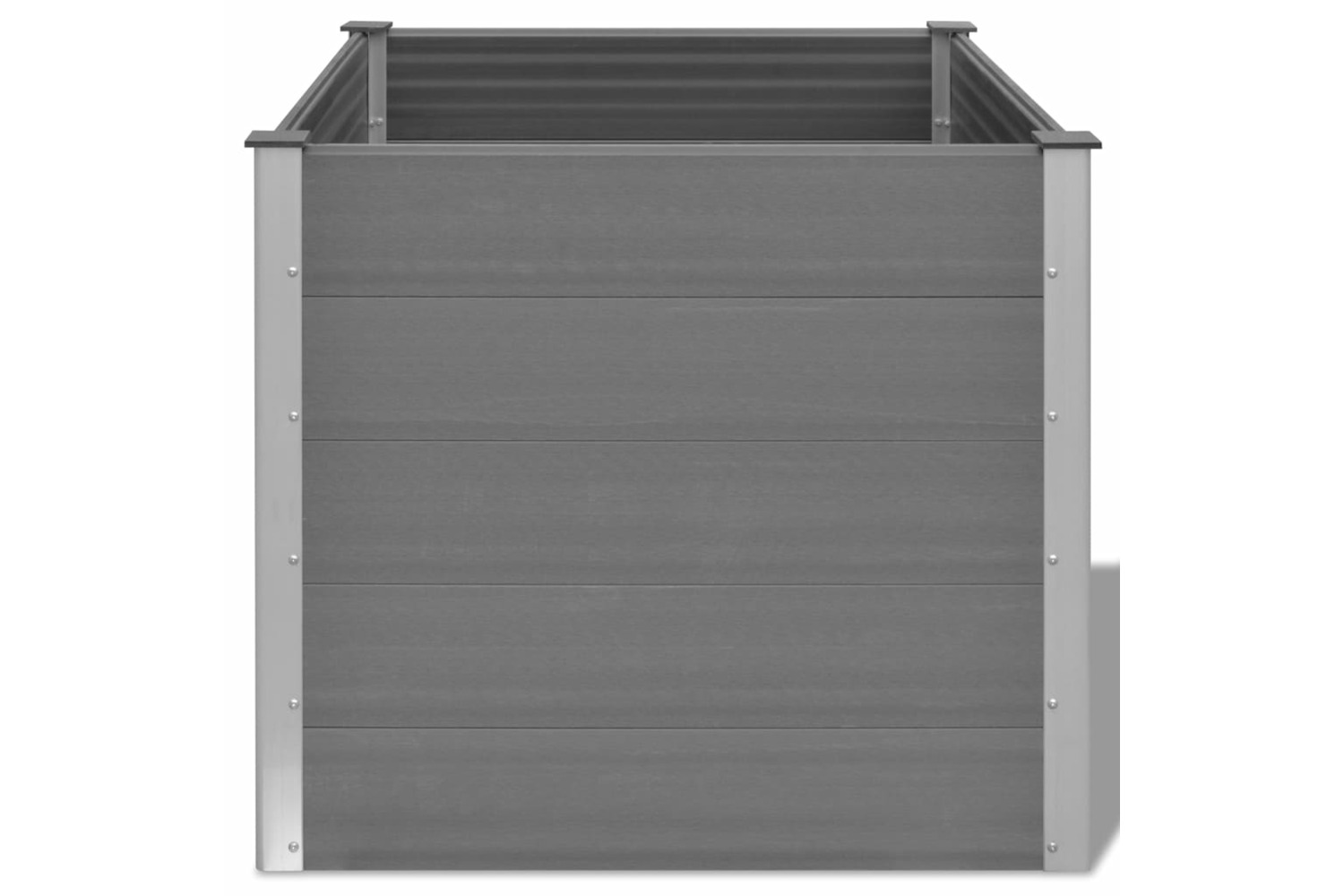 vidaXL 43606 Garden Raised Bed Wpc 100x100x91cm Grey