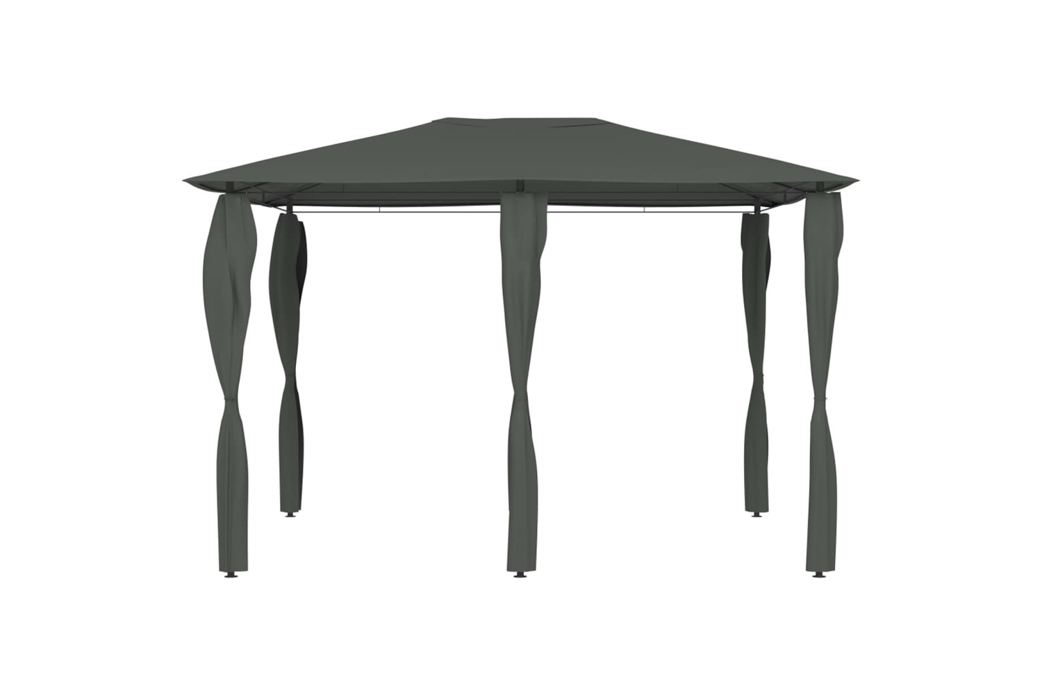 vidaXL 313613 Gazebo With Post Covers 3x4x2.6 M Anthracite 160 G/m²