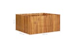 Vidaxl 45928 Garden Raised Bed 100x100x50 Cm Solid Acacia Wood