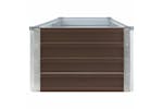 Vidaxl 47054 Garden Raised Bed Galvanised Steel 320x40x45 Cm Brown