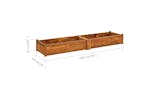 Vidaxl 42568 Garden Raised Bed Acacia Wood 200x50x25 Cm