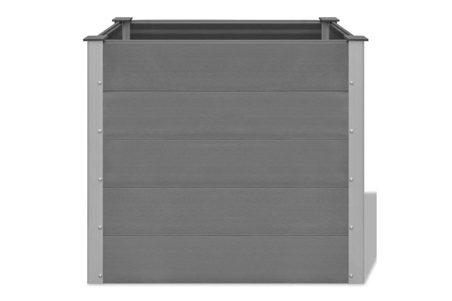 Vidaxl 43604 Garden Raised Bed Wpc 100x50x91 Cm Grey