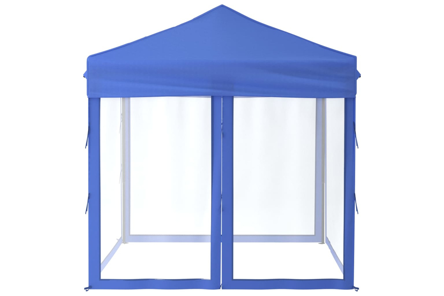 vidaXL 93507 Folding Party Tent With Sidewalls Blue 2x2 M