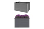 Vidaxl 43610 Garden Raised Bed Wpc 150x100x91 Cm Grey