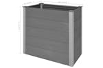 Vidaxl 43604 Garden Raised Bed Wpc 100x50x91 Cm Grey