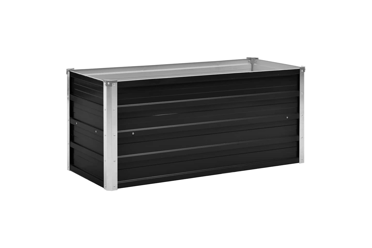 Vidaxl Garden Raised Bed Anthracite 100x40x45 Cm Galvanised Steel