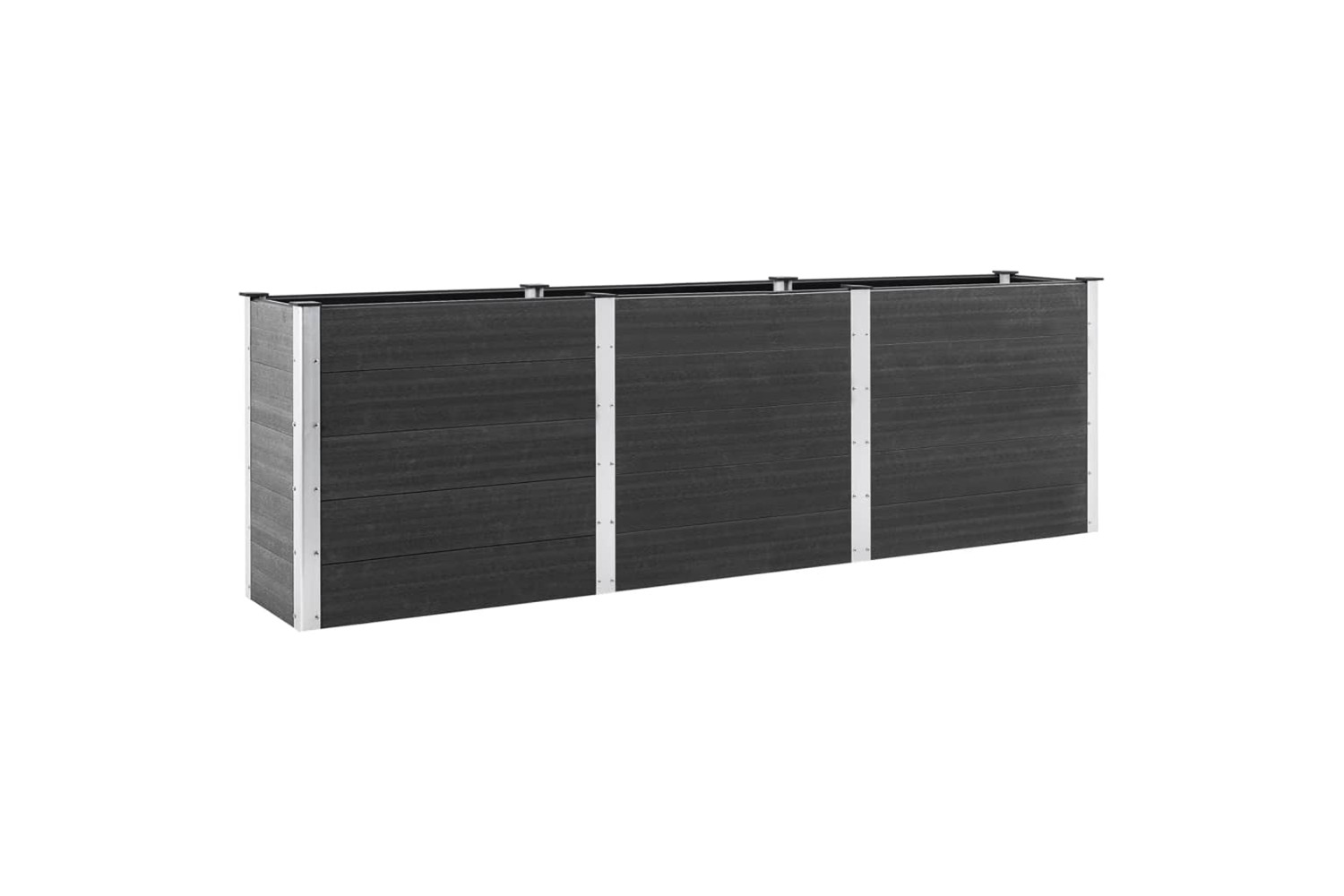 vidaXL 318102 Garden Raised Bed 300x100x91cm Wpc Grey