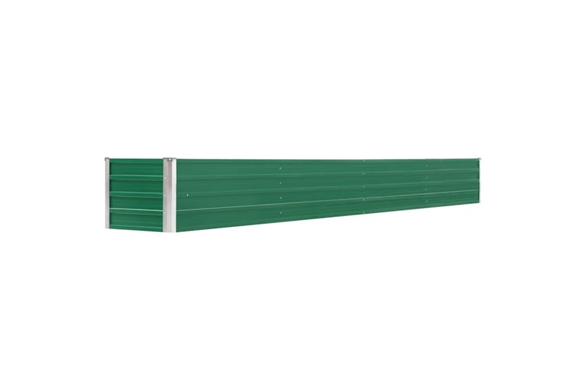 Vidaxl 47053 Garden Raised Bed Galvanised Steel 320x40x45 Cm Green